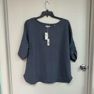Textured Cotton Blouse